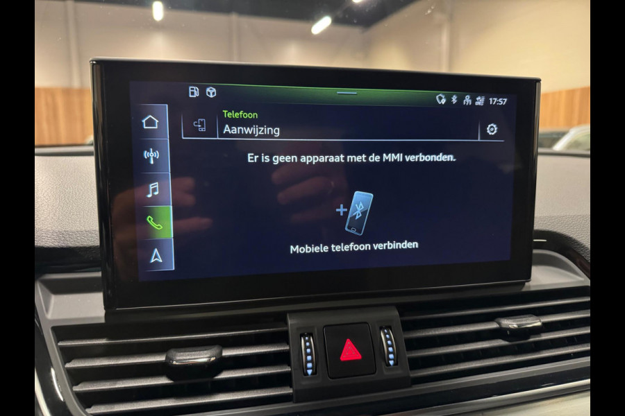 Audi Q5 50 TFSI e 265PK 3X S-Line Black Optik, Pano, Virtual Cockpit, Camera, Navi, Cruise, Clima, Multistuur, Dealer Onderhouden