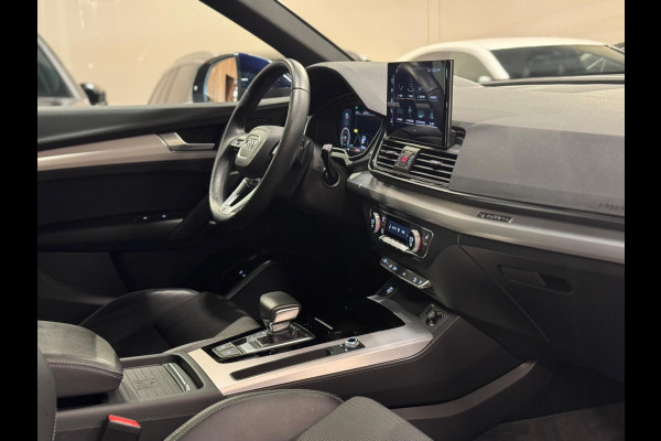 Audi Q5 50 TFSI e 265PK 3X S-Line Black Optik, Pano, Virtual Cockpit, Camera, Navi, Cruise, Clima, Multistuur, Dealer Onderhouden