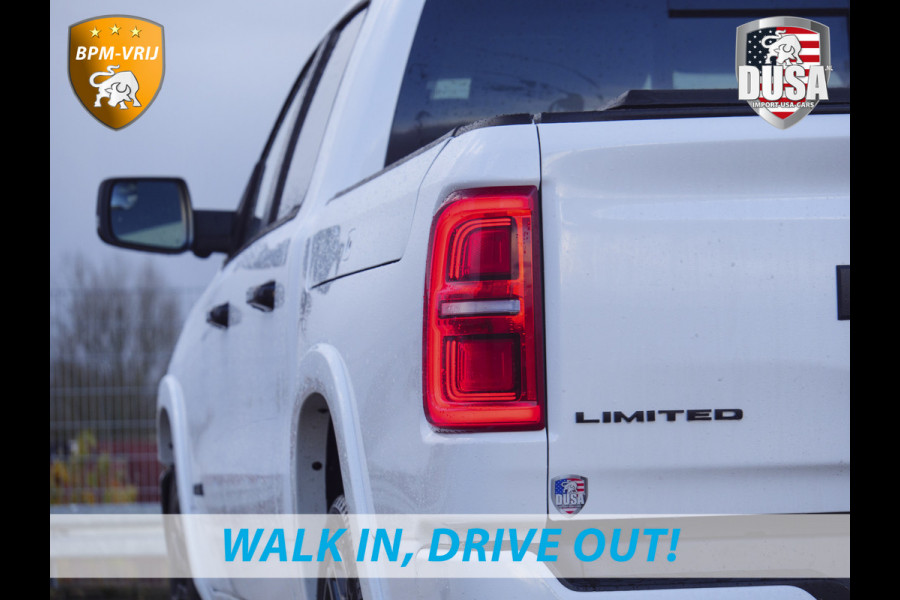 Dodge Ram | 1500 | Limited | Night | 3.0L Twin-Turbo I6 | High Output | RAMBOX DUSA Power Deals | Passenger Display | Trekhaak |  LPG | RAMBOX Getoonde accessoires zijn verkrijgbaar tegen meerprijs
