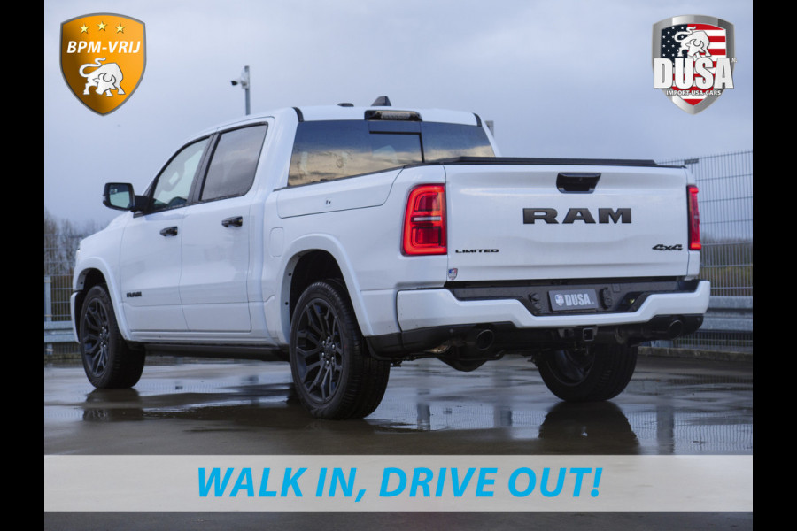 Dodge Ram | 1500 | Limited | Night | 3.0L Twin-Turbo I6 | High Output | RAMBOX DUSA Power Deals | Passenger Display | Trekhaak |  LPG | RAMBOX Getoonde accessoires zijn verkrijgbaar tegen meerprijs