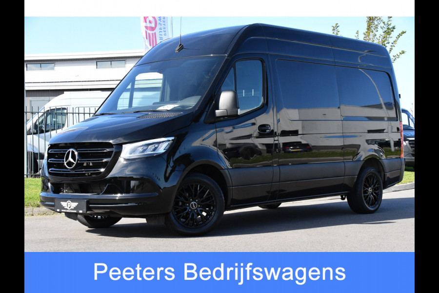 Mercedes-Benz Sprinter 315 1.9 CDI L2H2 Black Edition Camera, Carplay, LED, 150pk, Automaat, Multimedia, Uniek!