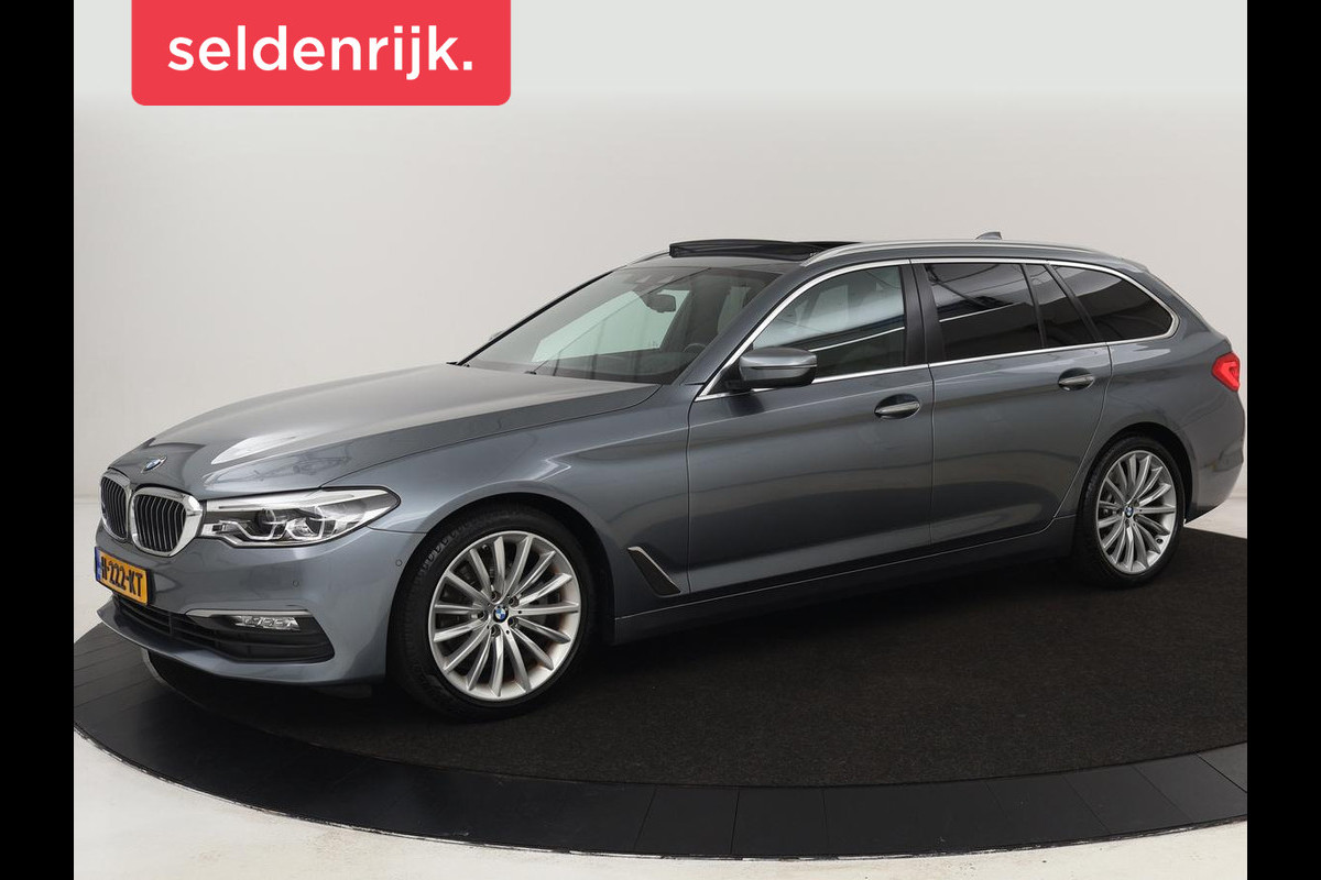 BMW 5 Serie 520i High Executive | Panoramadak | Trekhaak | Leder | Stoelverwarming | Camera | Head-Up | Navigatie | Full LED | Climate control