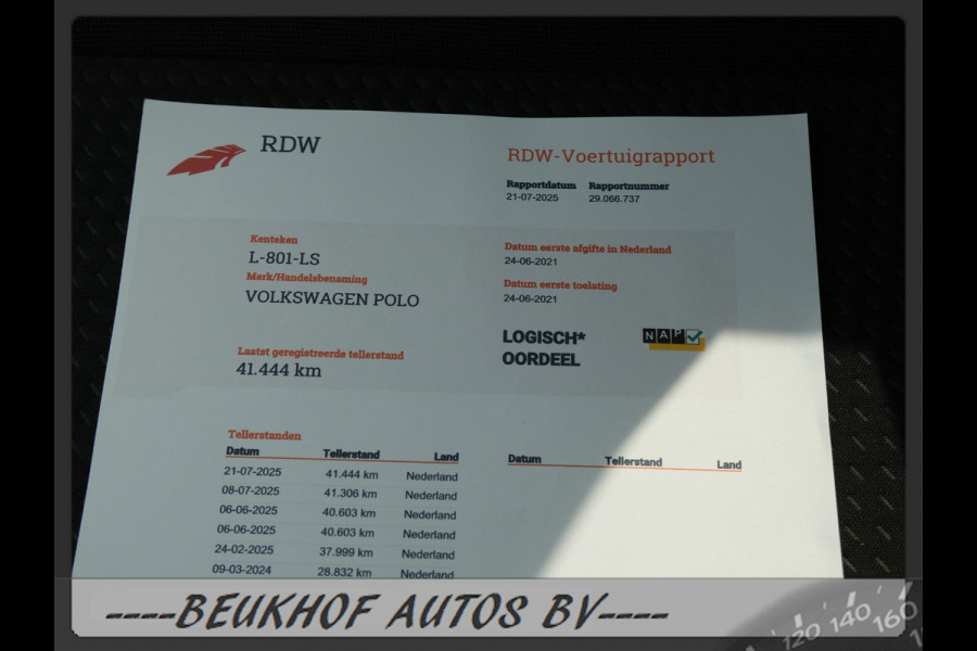 Volkswagen Polo 1.0 TSI Parkeersensor Carplay Adapt Cruise