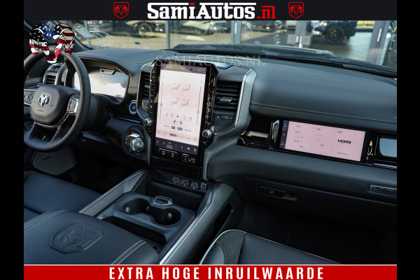 Dodge Ram 1500 Night Premium | Full Option | De Meest Luxe Pick-Up in zijn Klasse | Comfortabele Dubbele Cabine met Royale 5 Zitplaatsen | BPM vrij | Nu Leverbaar uit Voorraad | Voorraad Nr 2282 - 3332