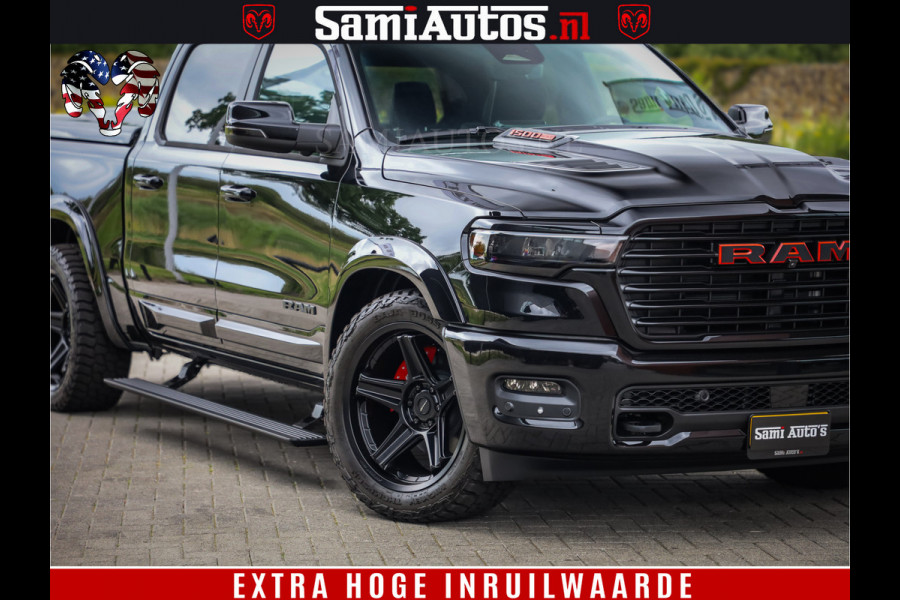 Dodge Ram 1500 Night Premium | Full Option | De Meest Luxe Pick-Up in zijn Klasse | Comfortabele Dubbele Cabine met Royale 5 Zitplaatsen | BPM vrij | Nu Leverbaar uit Voorraad | Voorraad Nr 2282 - 3332