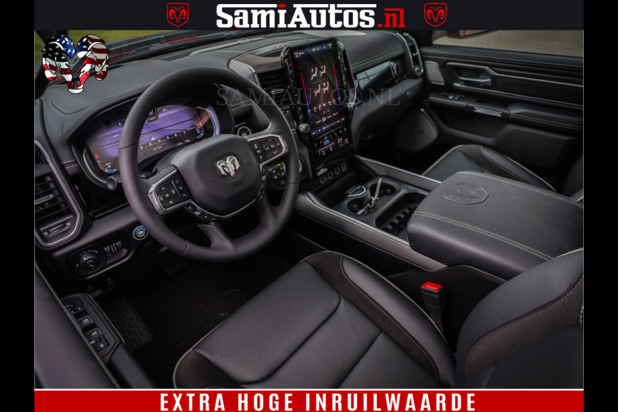 Dodge Ram 1500 Night Premium | Full Option | De Meest Luxe Pick-Up in zijn Klasse | Comfortabele Dubbele Cabine met Royale 5 Zitplaatsen | BPM vrij | Nu Leverbaar uit Voorraad | Voorraad Nr 2282 - 3332