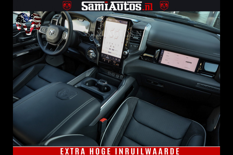 Dodge Ram 1500 Night Premium | Full Option | De Meest Luxe Pick-Up in zijn Klasse | Comfortabele Dubbele Cabine met Royale 5 Zitplaatsen | BPM vrij | Nu Leverbaar uit Voorraad | Voorraad Nr 2282 - 3332