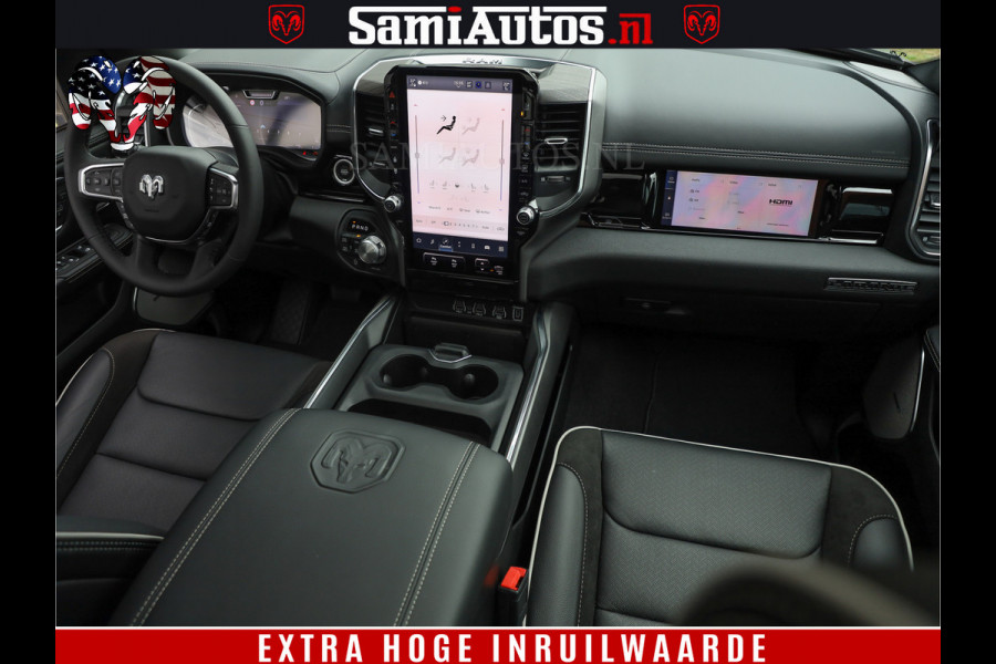 Dodge Ram 1500 Night Premium | Full Option | De Meest Luxe Pick-Up in zijn Klasse | Comfortabele Dubbele Cabine met Royale 5 Zitplaatsen | BPM vrij | Nu Leverbaar uit Voorraad | Voorraad Nr 2282 - 3332