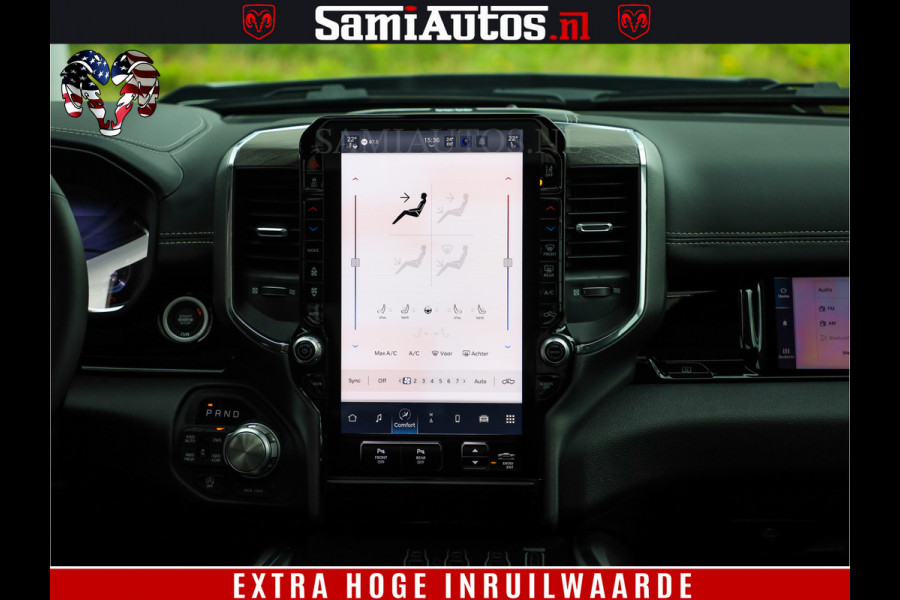 Dodge Ram 1500 Night Premium | Full Option | De Meest Luxe Pick-Up in zijn Klasse | Comfortabele Dubbele Cabine met Royale 5 Zitplaatsen | BPM vrij | Nu Leverbaar uit Voorraad | Voorraad Nr 2282 - 3332