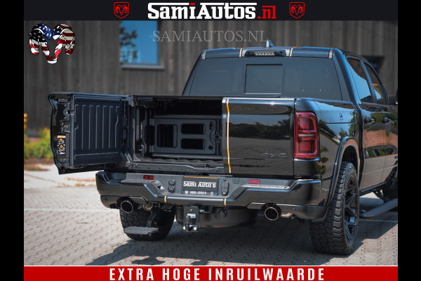 Dodge Ram 1500 Limited Night High Output 540HP 706Nm | Massage + Full Option | De Meest Luxe en Volle Pick-Up in zijn Klasse | Comfortabele Dubbele Cabine met Royale 5 Zitplaatsen | BPM vrij | Nu Leverbaar uit Voorraad | Voorraad Nr 2324 - 5142