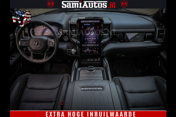 Dodge Ram 1500 Limited Night High Output 540HP 706Nm | Massage + Full Option | De Meest Luxe en Volle Pick-Up in zijn Klasse | Comfortabele Dubbele Cabine met Royale 5 Zitplaatsen | BPM vrij | Nu Leverbaar uit Voorraad | Voorraad Nr 2324 - 5142