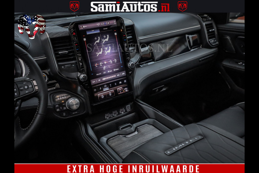 Dodge Ram 1500 Limited Night High Output 540HP 706Nm | Massage + Full Option | De Meest Luxe en Volle Pick-Up in zijn Klasse | Comfortabele Dubbele Cabine met Royale 5 Zitplaatsen | BPM vrij | Nu Leverbaar uit Voorraad | Voorraad Nr 2324 - 5142