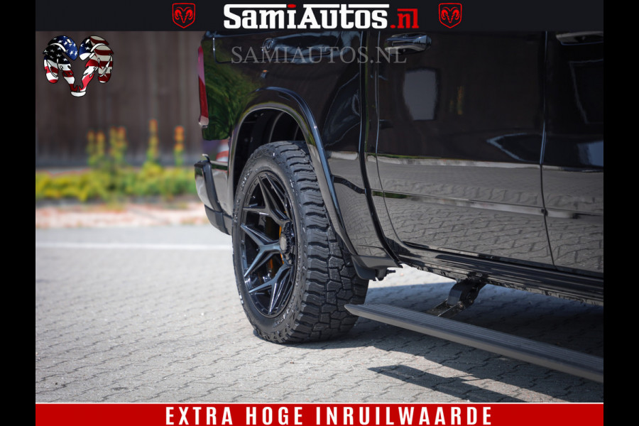 Dodge Ram 1500 Limited Night High Output 540HP 706Nm | Massage + Full Option | De Meest Luxe en Volle Pick-Up in zijn Klasse | Comfortabele Dubbele Cabine met Royale 5 Zitplaatsen | BPM vrij | Nu Leverbaar uit Voorraad | Voorraad Nr 2324 - 5142