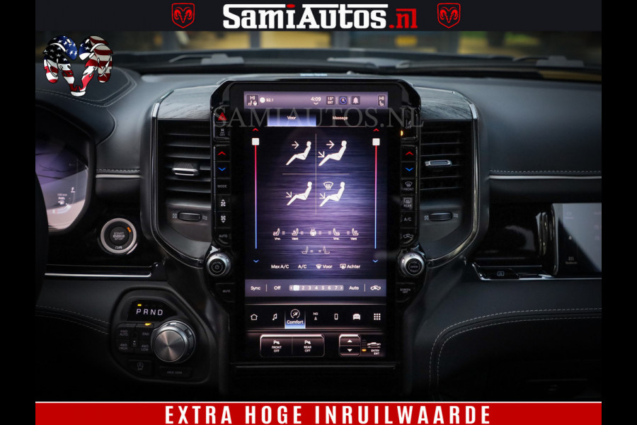 Dodge Ram 1500 Limited Night High Output 540HP 706Nm | Massage + Full Option | De Meest Luxe en Volle Pick-Up in zijn Klasse | Comfortabele Dubbele Cabine met Royale 5 Zitplaatsen | BPM vrij | Nu Leverbaar uit Voorraad | Voorraad Nr 2324 - 5142