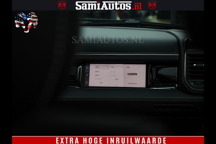 Dodge Ram 1500 Limited Night High Output 540HP 706Nm | Massage + Full Option | De Meest Luxe en Volle Pick-Up in zijn Klasse | Comfortabele Dubbele Cabine met Royale 5 Zitplaatsen | BPM vrij | Nu Leverbaar uit Voorraad | Voorraad Nr 2334 - 5409