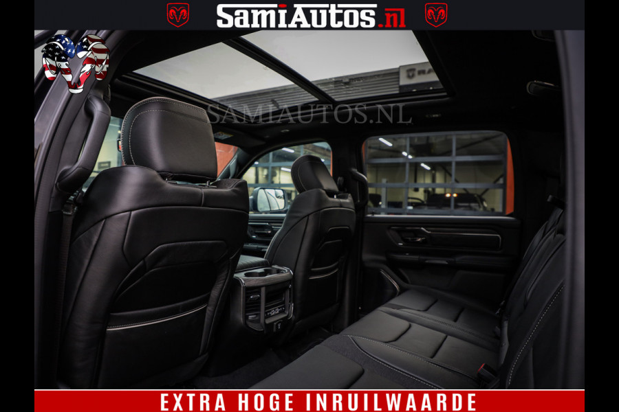 Dodge Ram 1500 Limited Night High Output 540HP 706Nm | Massage + Full Option | De Meest Luxe en Volle Pick-Up in zijn Klasse | Comfortabele Dubbele Cabine met Royale 5 Zitplaatsen | BPM vrij | Nu Leverbaar uit Voorraad | Voorraad Nr 2334 - 5409
