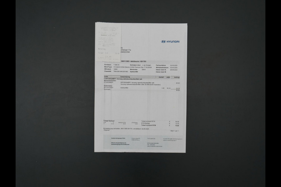 Hyundai KONA ELECTRIC Premium Sky 65.4 kWh VAN: 37.900,- VOOR: 35.770,- UW HERFSTVOORDEEL: 2.130,- EURO | NIEUW 51.500,-EURO! | ORIG. NL.| DEALER ONDERHOUDEN