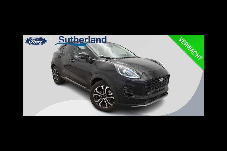 Ford Puma 1.0 EcoBoost Hybrid Titanium 125pk | Driver Assistance Pack | Winterpack | Panoramadak | Keyless Pack | Elek Achterklep | Reserve wiel
