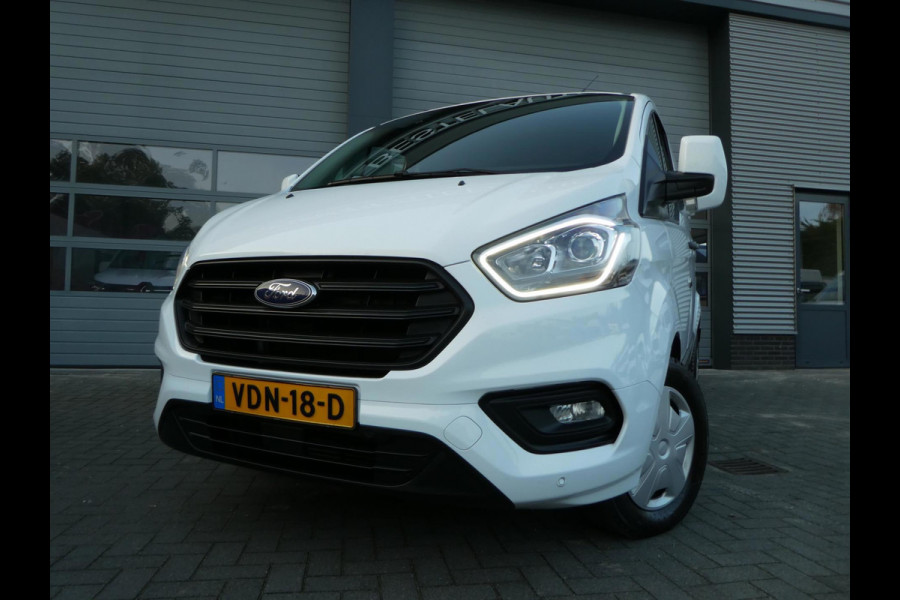 Ford Transit Custom 320 2.0 TDCI 130pk L2, Camera, Navigatie, LED, 3-Zits, 2xSchuifdeur.