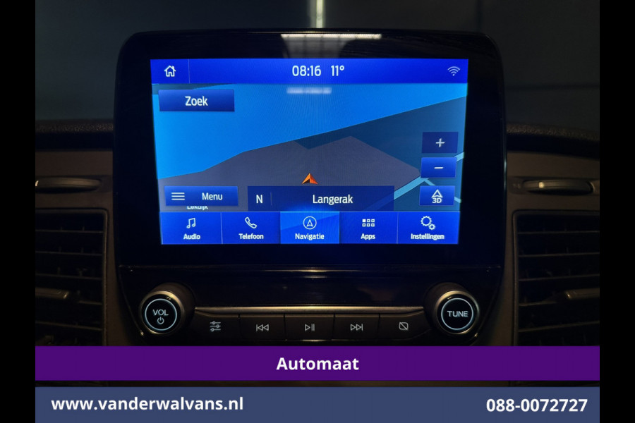 Ford Transit Custom 2.0 TDCI 130pk Automaat L1H1 Euro6 Airco | 2x zijdeur | LED | Camera | Navigatie | Apple Carplay Android Auto, Cruisecontrol, Stoelverwarming, Verwarmde voorruit, Parkeersensoren, Bijrijdersbank