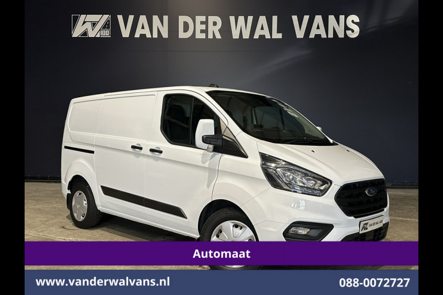 Ford Transit Custom 2.0 TDCI 130pk Automaat L1H1 Euro6 Airco | 2x zijdeur | LED | Camera | Navigatie | Apple Carplay Android Auto, Cruisecontrol, Stoelverwarming, Verwarmde voorruit, Parkeersensoren, Bijrijdersbank