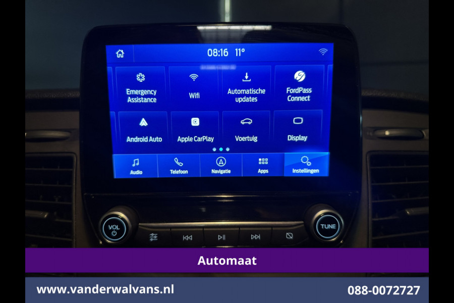 Ford Transit Custom 2.0 TDCI 130pk Automaat L1H1 Euro6 Airco | 2x zijdeur | LED | Camera | Navigatie | Apple Carplay Android Auto, Cruisecontrol, Stoelverwarming, Verwarmde voorruit, Parkeersensoren, Bijrijdersbank