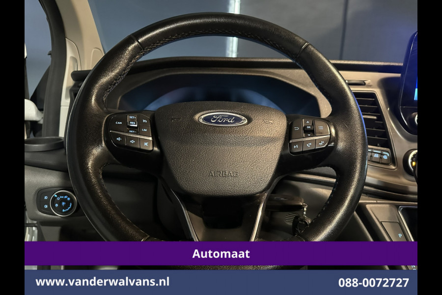 Ford Transit Custom 2.0 TDCI 130pk Automaat L1H1 Euro6 Airco | 2x zijdeur | LED | Camera | Navigatie | Apple Carplay Android Auto, Cruisecontrol, Stoelverwarming, Verwarmde voorruit, Parkeersensoren, Bijrijdersbank