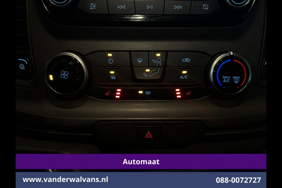 Ford Transit Custom 2.0 TDCI 130pk Automaat L1H1 Euro6 Airco | 2x zijdeur | LED | Camera | Navigatie | Apple Carplay Android Auto, Cruisecontrol, Stoelverwarming, Verwarmde voorruit, Parkeersensoren, Bijrijdersbank