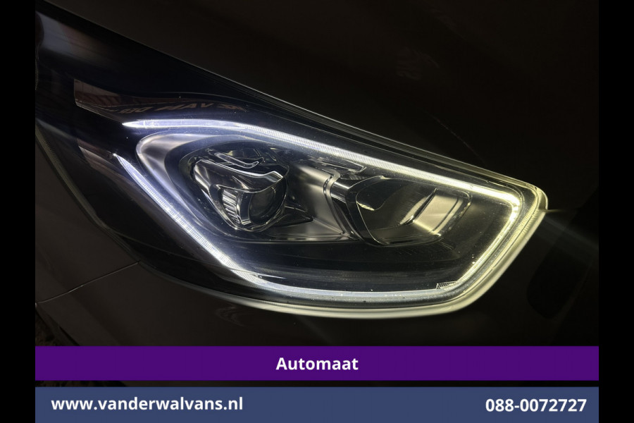 Ford Transit Custom 2.0 TDCI 130pk Automaat L1H1 Euro6 Airco | 2x zijdeur | LED | Camera | Navigatie | Apple Carplay Android Auto, Cruisecontrol, Stoelverwarming, Verwarmde voorruit, Parkeersensoren, Bijrijdersbank