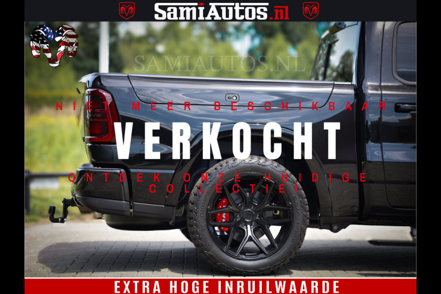 Dodge Ram 1500 Limited H.O 540HP 706Nm | Massage + Full Option | De Meest Luxe en Volle Pick-Up in zijn Klasse | Comfortabele Dubbele Cabine met Royale 5 Zitplaatsen | BPM vrij | Nu Leverbaar uit Voorraad | Voorraad Nr 2332 - 5179