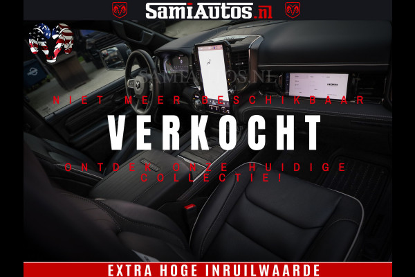 Dodge Ram 1500 Limited H.O 540HP 706Nm | Massage + Full Option | De Meest Luxe en Volle Pick-Up in zijn Klasse | Comfortabele Dubbele Cabine met Royale 5 Zitplaatsen | BPM vrij | Nu Leverbaar uit Voorraad | Voorraad Nr 2332 - 5179