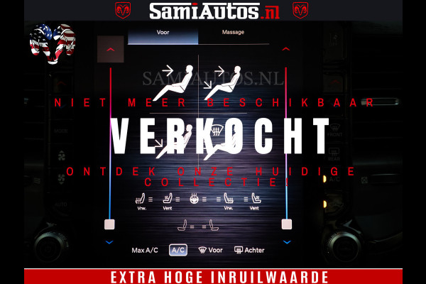 Dodge Ram 1500 Limited H.O 540HP 706Nm | Massage + Full Option | De Meest Luxe en Volle Pick-Up in zijn Klasse | Comfortabele Dubbele Cabine met Royale 5 Zitplaatsen | BPM vrij | Nu Leverbaar uit Voorraad | Voorraad Nr 2332 - 5179