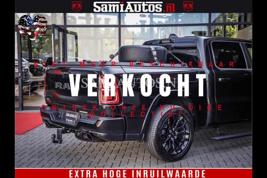 Dodge Ram 1500 Limited H.O 540HP 706Nm | Massage + Full Option | De Meest Luxe en Volle Pick-Up in zijn Klasse | Comfortabele Dubbele Cabine met Royale 5 Zitplaatsen | BPM vrij | Nu Leverbaar uit Voorraad | Voorraad Nr 2332 - 5179