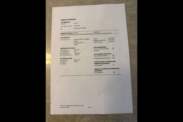 Mercedes-Benz E-Klasse 200 d Business Solution AMG | NL AUTO | 1ste Eigenaar | Dealer onderhouden | Panoramadak | Sfeerverlichting | Leder | 360 camera | Cruise + Lane | Burmester