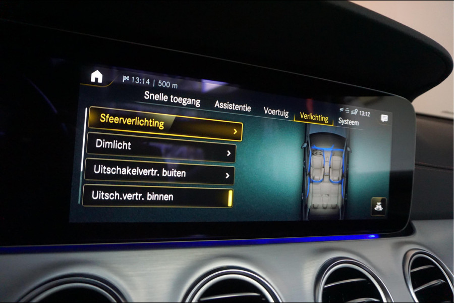 Mercedes-Benz E-Klasse 200 d Business Solution AMG | NL AUTO | 1ste Eigenaar | Dealer onderhouden | Panoramadak | Sfeerverlichting | Leder | 360 camera | Cruise + Lane | Burmester