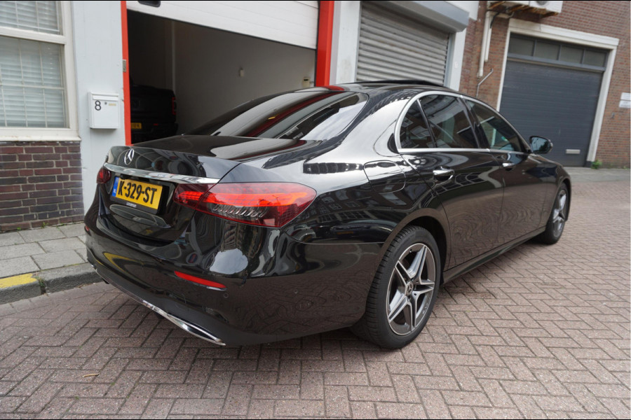 Mercedes-Benz E-Klasse 200 d Business Solution AMG | NL AUTO | 1ste Eigenaar | Dealer onderhouden | Panoramadak | Sfeerverlichting | Leder | 360 camera | Cruise + Lane | Burmester