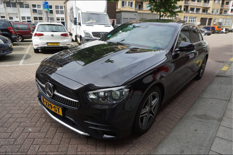 Mercedes-Benz E-Klasse 200 d Business Solution AMG | NL AUTO | 1ste Eigenaar | Dealer onderhouden | Panoramadak | Sfeerverlichting | Leder | 360 camera | Cruise + Lane | Burmester