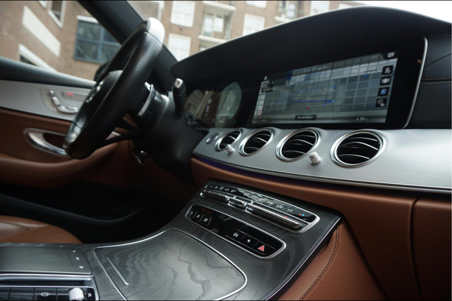 Mercedes-Benz E-Klasse 200 d Business Solution AMG | NL AUTO | 1ste Eigenaar | Dealer onderhouden | Panoramadak | Sfeerverlichting | Leder | 360 camera | Cruise + Lane | Burmester