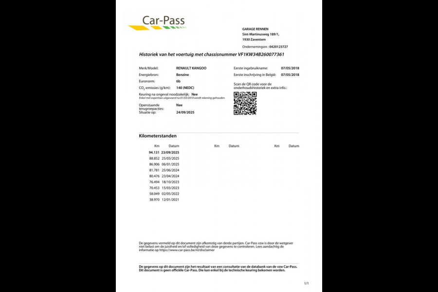 Renault Kangoo Family 1.2 TCe Limited Start&Stop | Navi, PDC, Android, All-season, Airco | Dealeronderhouden | Carpass |