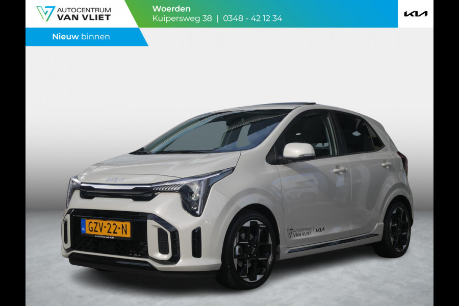 Kia Picanto 1.0 DPI GT-Line | Cruise | Clima | Carplay | Camera | Keyless | Stoel-stuurverwarming | Schuif-kanteldak |