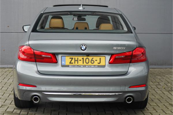 BMW 5 Serie 530i High Ex Luxury Schuifdak Comfortstoel Navi Trekhaak Camera