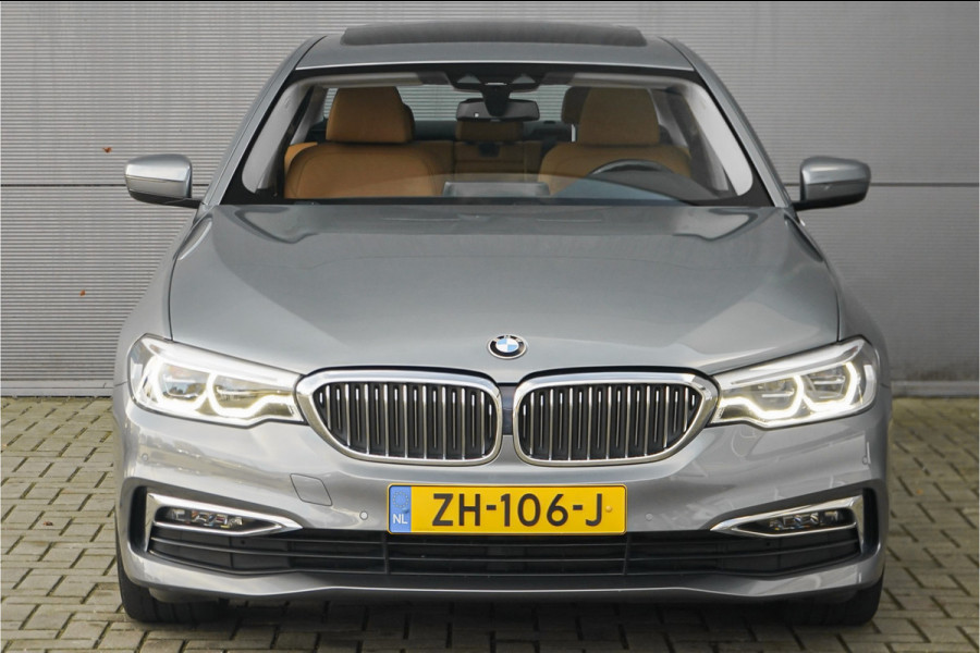 BMW 5 Serie 530i High Ex Luxury Schuifdak Comfortstoel Navi Trekhaak Camera