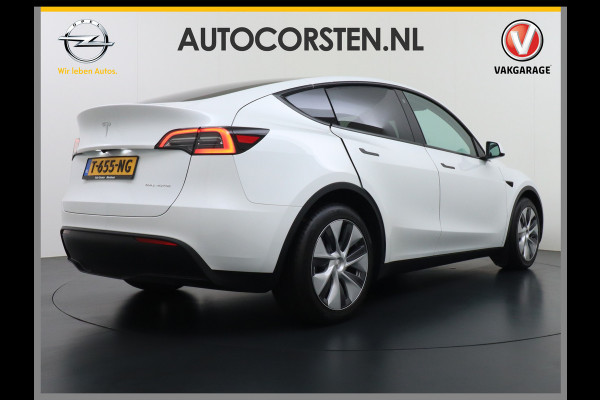 Tesla Model Y Long Range AWD 75kWh Warmtepomp  Autopilot FSD-Computer 3 Leder Pano-dak Elektr.Stuur+Stoel+Verwarmd Navi Ecc Premium Audio Keyl Camera's Elektr.AchterKlep Parkeer Assistent Sentry-Mode Privacyglas Bluetooth Dodehoek detector Connected services AMD-Ryzen Processor™ 1.600kg Trekvermogen Origineel Nederlandse Auto Garantie op Accu en Motor tot 20-01-2021 max. 192.000km