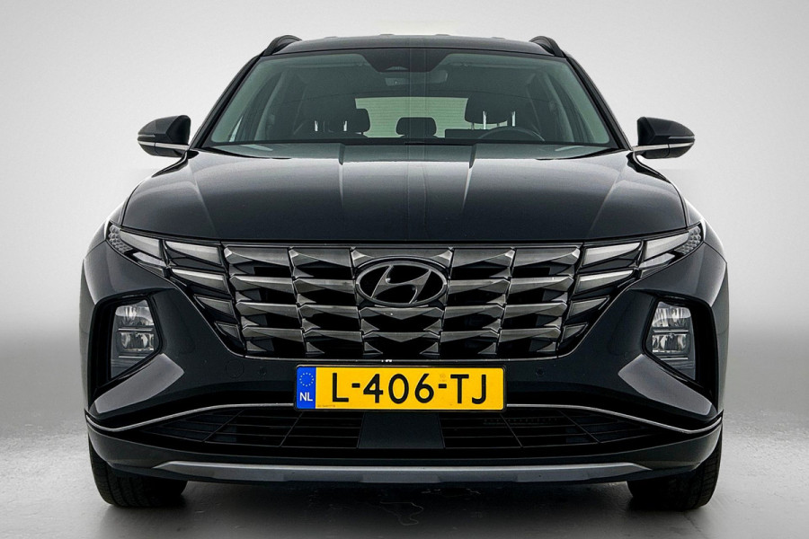 Hyundai Tucson 1.6 T-GDI HEV Comfort Automaat (TREKHAAK, NAVIGATIE, TREKHAAK, CARPLAY, STOELVERWARMING, CAMERA, 1e EIGENAAR)