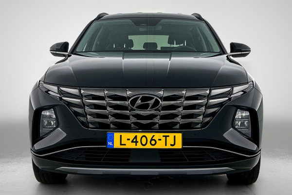 Hyundai Tucson 1.6 T-GDI HEV Comfort Automaat (TREKHAAK, NAVIGATIE, TREKHAAK, CARPLAY, STOELVERWARMING, CAMERA, 1e EIGENAAR)