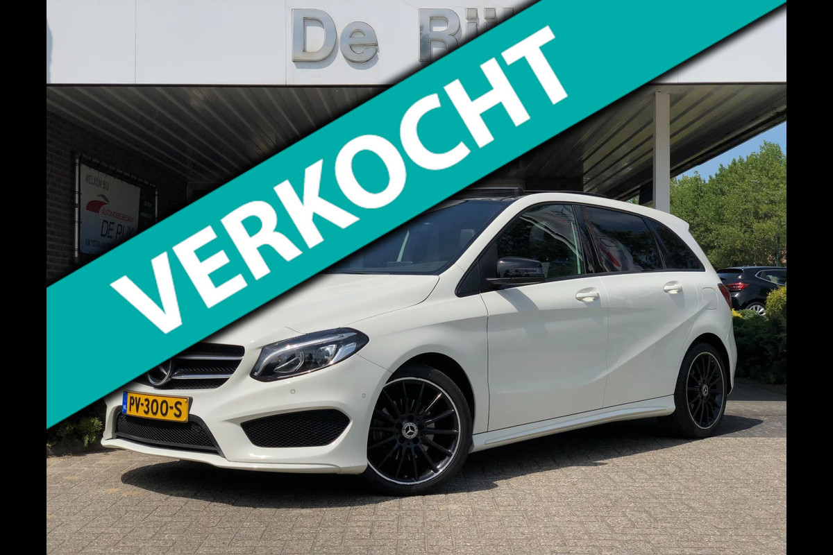 Mercedes-Benz B-Klasse 180 AMG Styling/Night Pakket | Schuifdak, Alcantara, 18'' LMV, Navi, Camera, Cruise, Sfeerverlichting | NAP