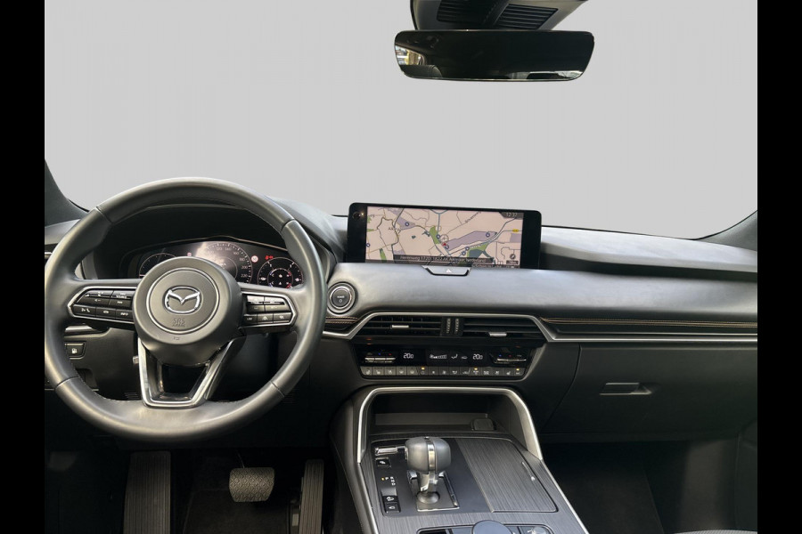 Mazda CX-80 2.5 e-SkyActiv PHEV Homura Plus 7-zitter Uitklapbare trekhaak | klasse III alarm | meest luxe uitvoering Nieuwprijs €76.000,-