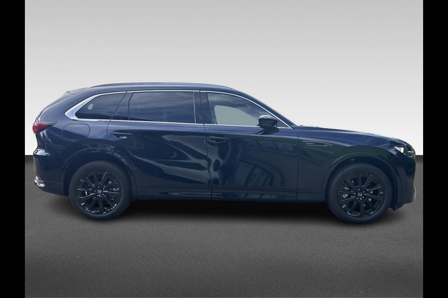 Mazda CX-80 2.5 e-SkyActiv PHEV Homura Plus 7-zitter Uitklapbare trekhaak | klasse III alarm | meest luxe uitvoering Nieuwprijs €76.000,-