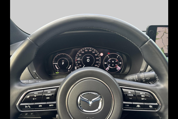 Mazda CX-80 2.5 e-SkyActiv PHEV Homura Plus 7-zitter Uitklapbare trekhaak | klasse III alarm | meest luxe uitvoering Nieuwprijs €76.000,-