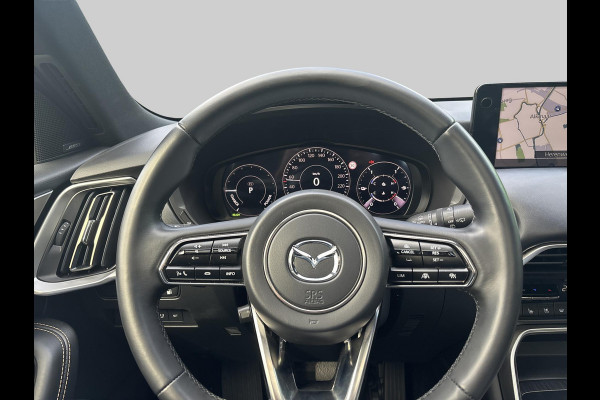Mazda CX-80 2.5 e-SkyActiv PHEV Homura Plus 7-zitter Uitklapbare trekhaak | klasse III alarm | meest luxe uitvoering Nieuwprijs €76.000,-